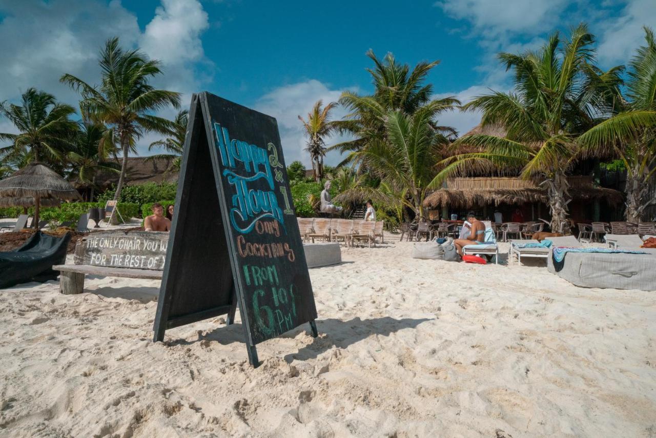 Cabanas La Eufemia Hotel Tulum Exterior foto